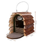 SKU Rustic Wooden Birdhouse Feeder 02 150x150