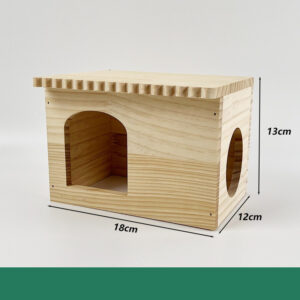 Dual Entry Wood Quail House
