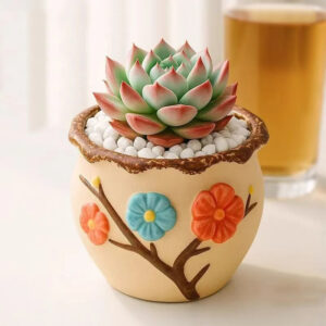 Rococo Succulent Garden Pot