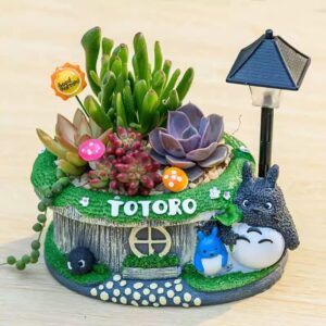Green Leaf Totoro LED Succulent Planter