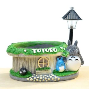 Green Leaf Totoro Empty LED Planter