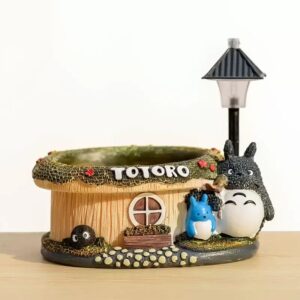 Autumn Leaf Totoro Empty LED Planter
