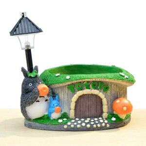 Green Fruit Totoro Empty LED Pot