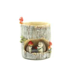 Small Hedgehog Reading Succulent Planter