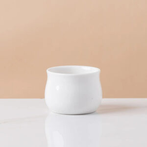 Short White Jar Planter 2.5in