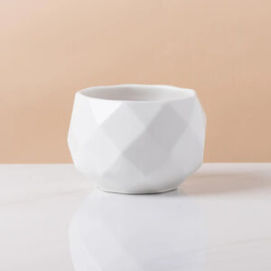 XL Faceted Diamond Planter 4.7in