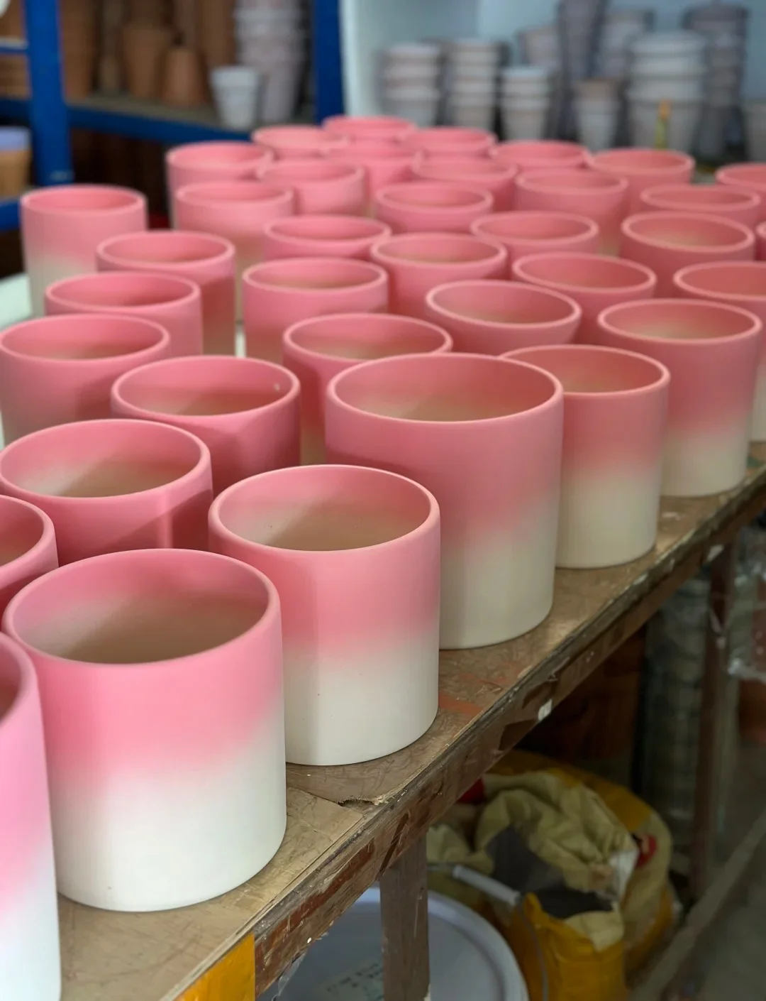 Main Pink Gradient Terracotta Planter 02