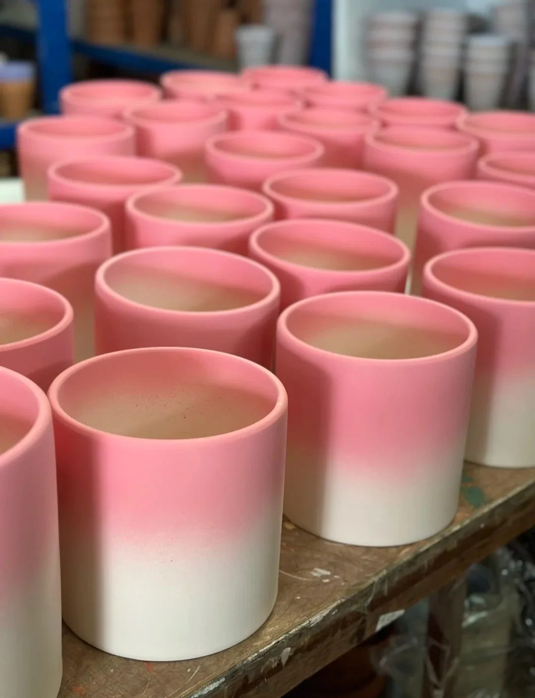 Main Pink Gradient Terracotta Planter 05