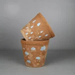 Red Medium Open Planter 5.12in Set of 2 Cloud Drop