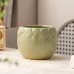 Light Green Round Rose Planter