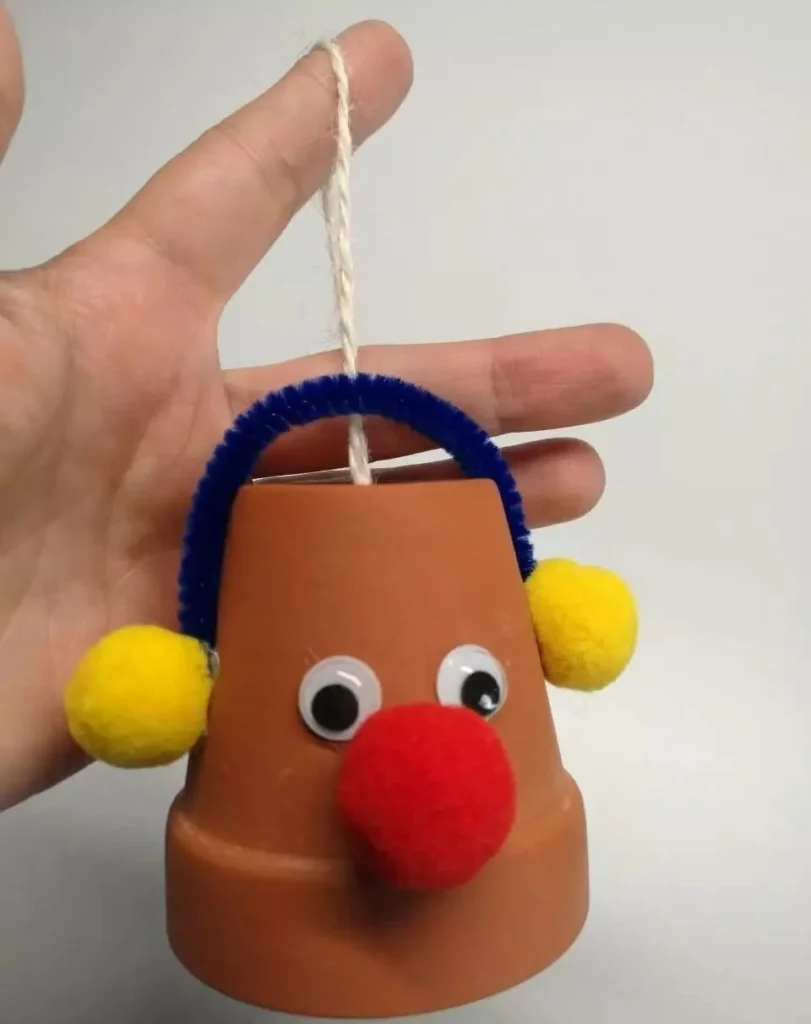 diy terracotta pot christmas ornaments: easy holiday crafts