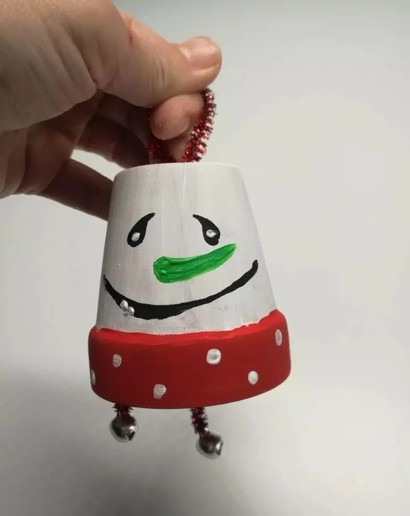 diy terracotta pot christmas ornaments: easy holiday crafts