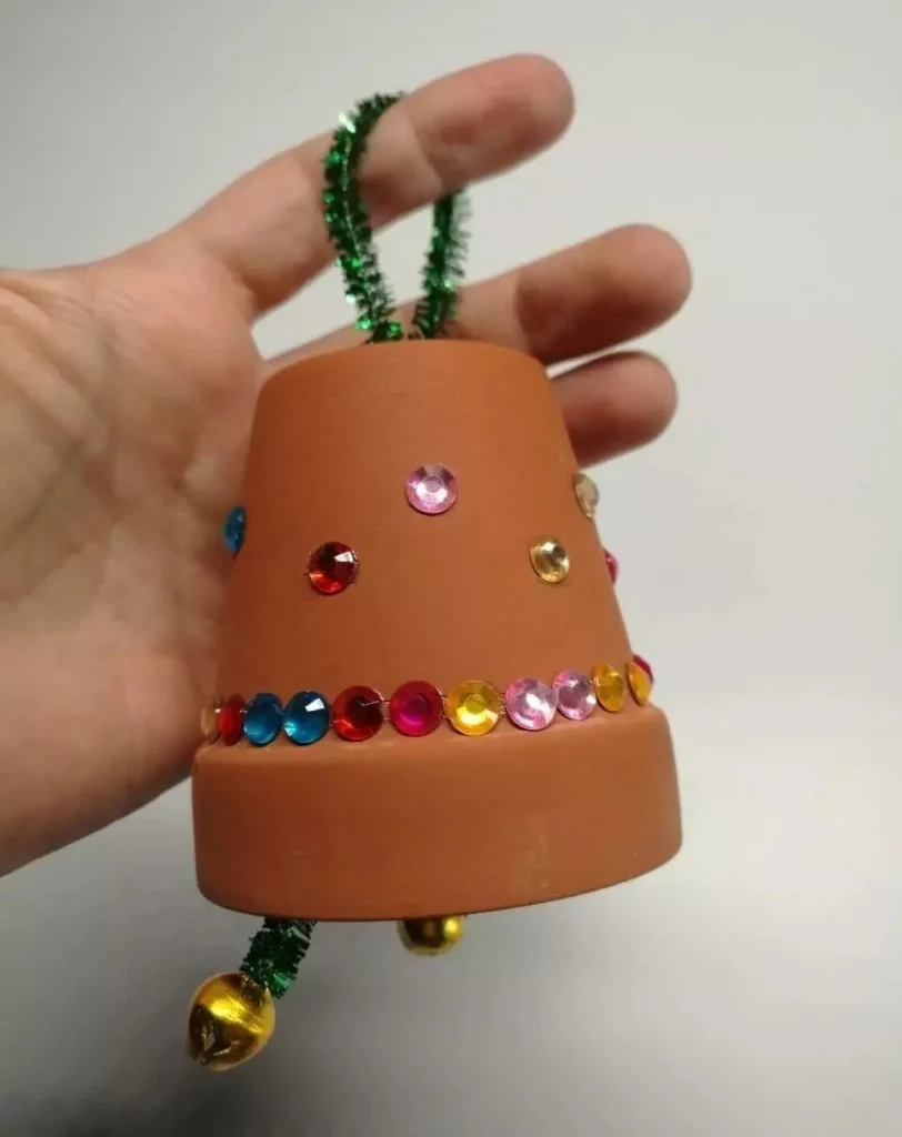 diy terracotta pot christmas ornaments: easy holiday crafts