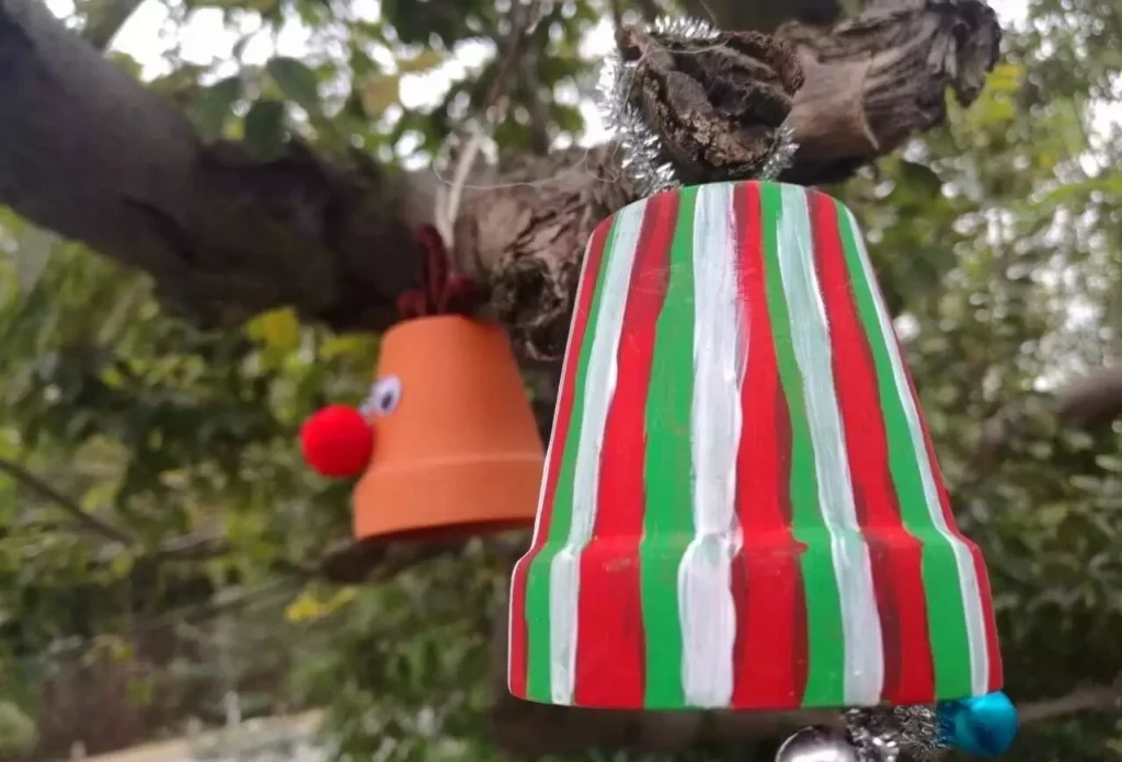 diy terracotta pot christmas ornaments: easy holiday crafts