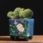 SKU Blue Ceramic Planter 02 150x150