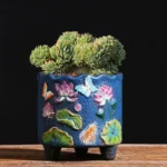 SKU Blue Ceramic Planter 04 150x150