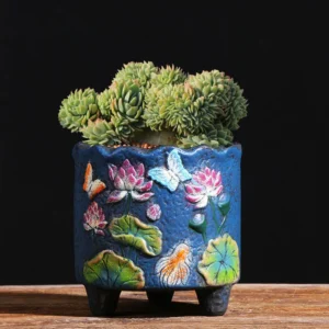 Round Lotus Planter