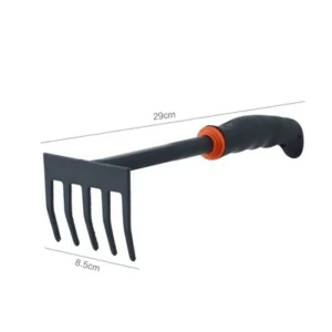 Rubber Handle Five-Tooth Rake