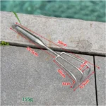 3-Tine Short Handle Hand Rake