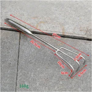 3-Tine Long Handle Hand Rake