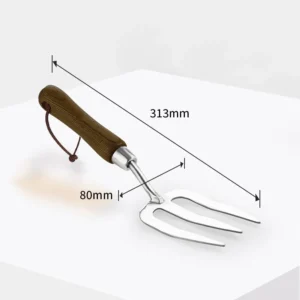 Wood Handle Hand Fork