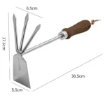 Wood Handle Dual-Purpose Hoe