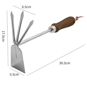 Wood Handle Dual-Purpose Hoe